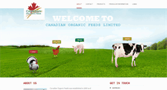 Desktop Screenshot of canadianorganicfeeds.com